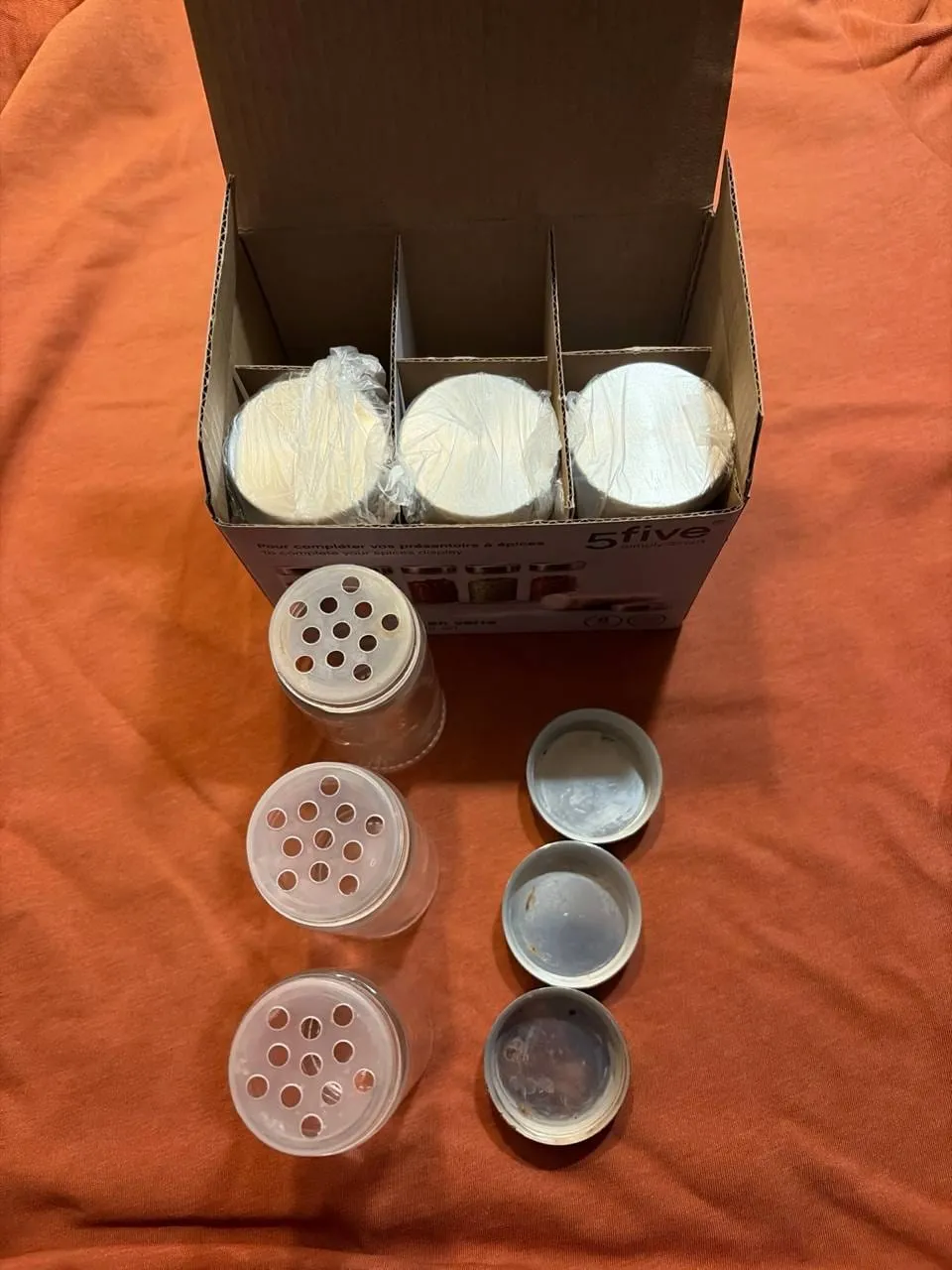 Pots à épices en verre 5five (lot de 6), photo 2